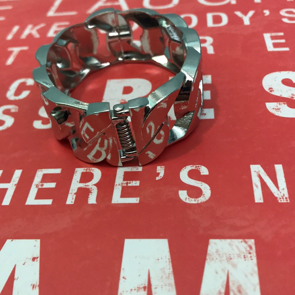Chain bangle bracelet - Picture 2 of 2